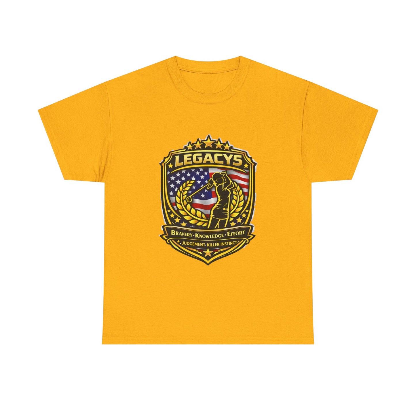 Golf- Female Silhouette -Legacy Shield T-Shirt