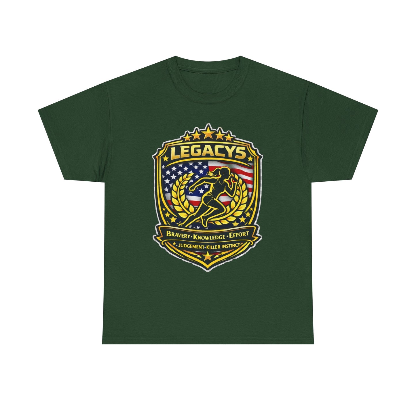 Cross Country/ Track - Female Silhouette Legacy Shield T-Shirt