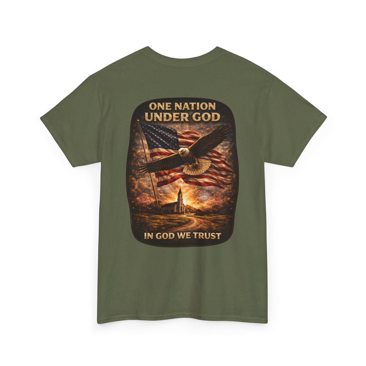 Patriotic "One Nation Under God" T-shirt