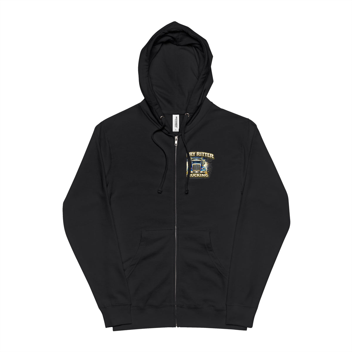 Unisex Fleece Zip Up Hoodie