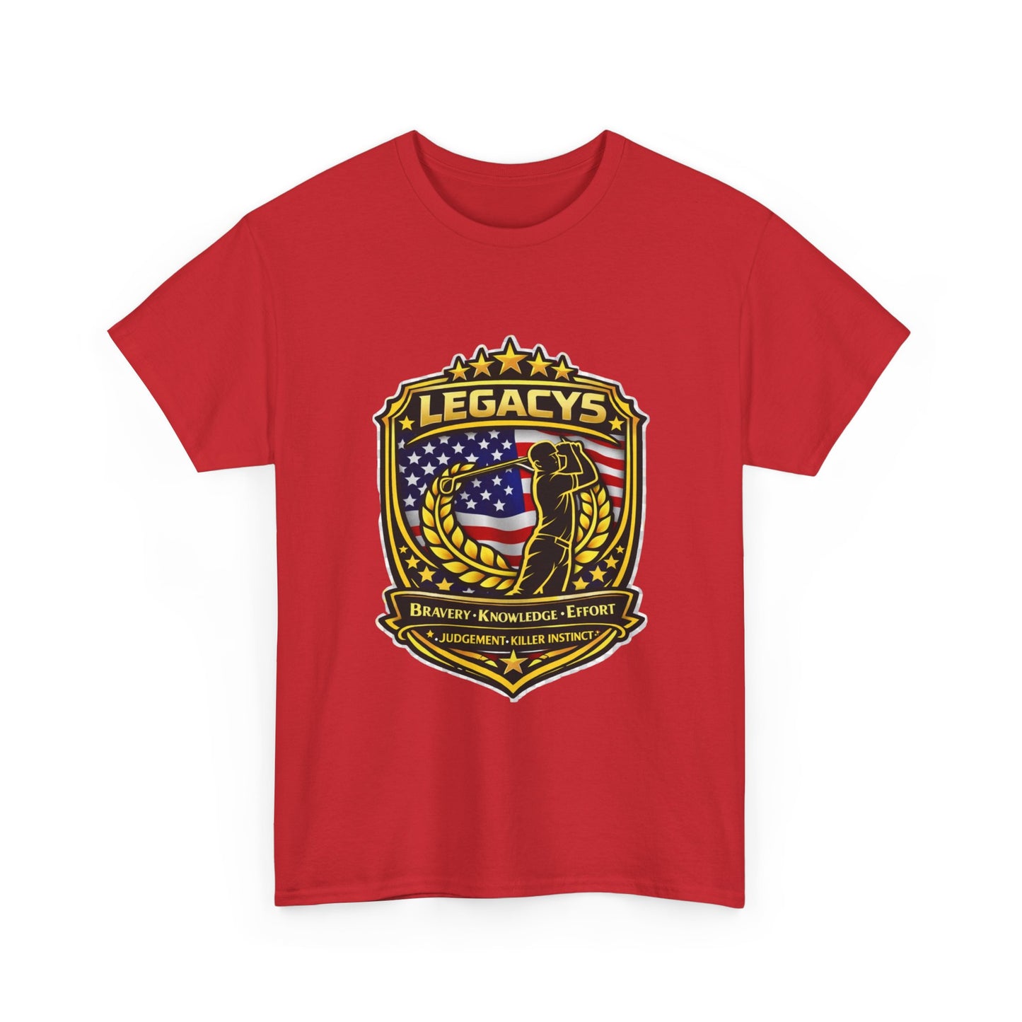 Golf - Male Silhouette Legacy Shield T-Shirt