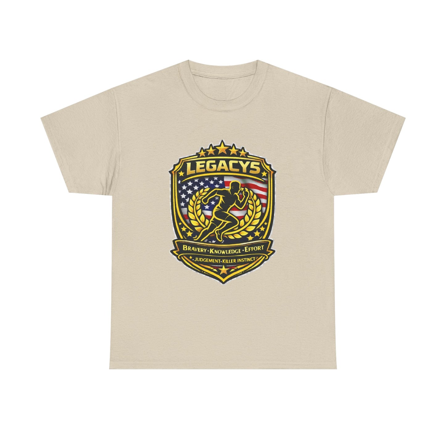 Cross Country / Track - Male Silhouette Legacy Shield T-Shirt