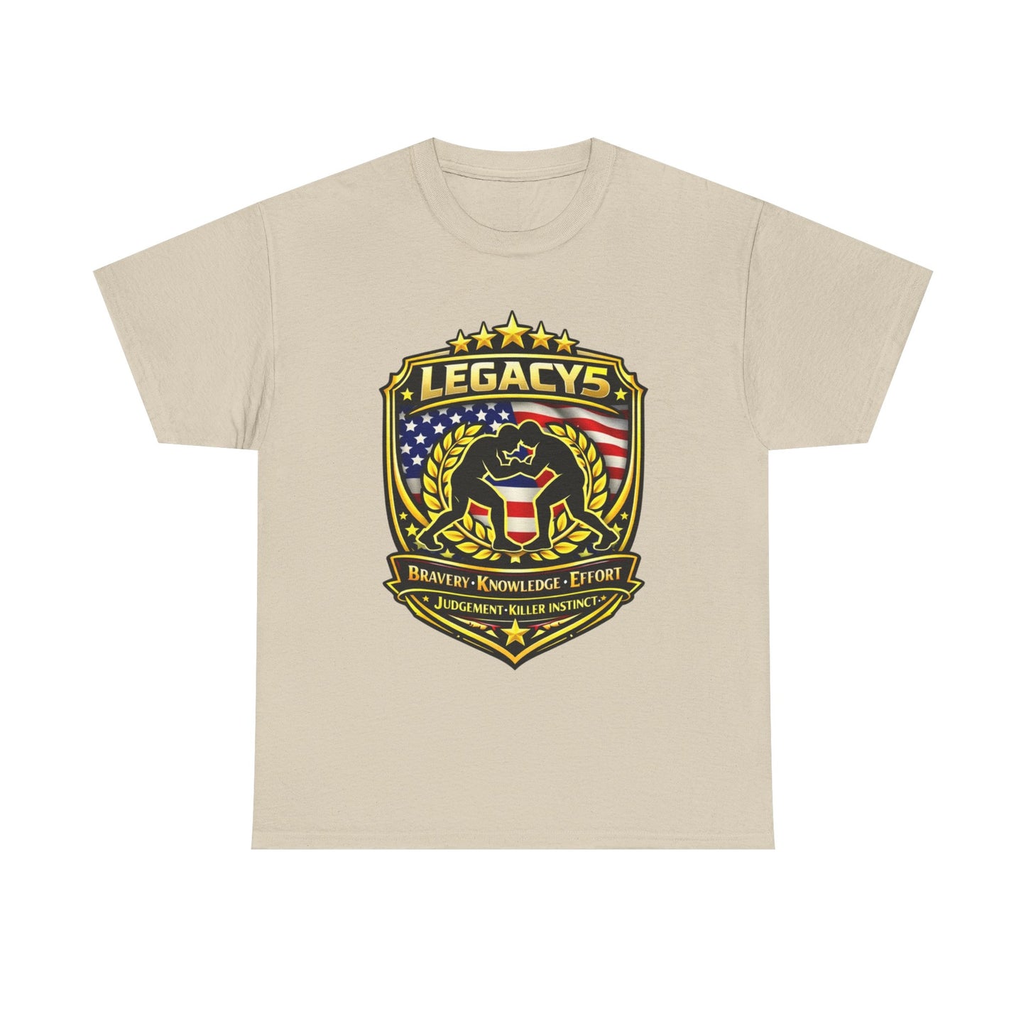 Wrestling - Male Silhouette -Legacy Shield