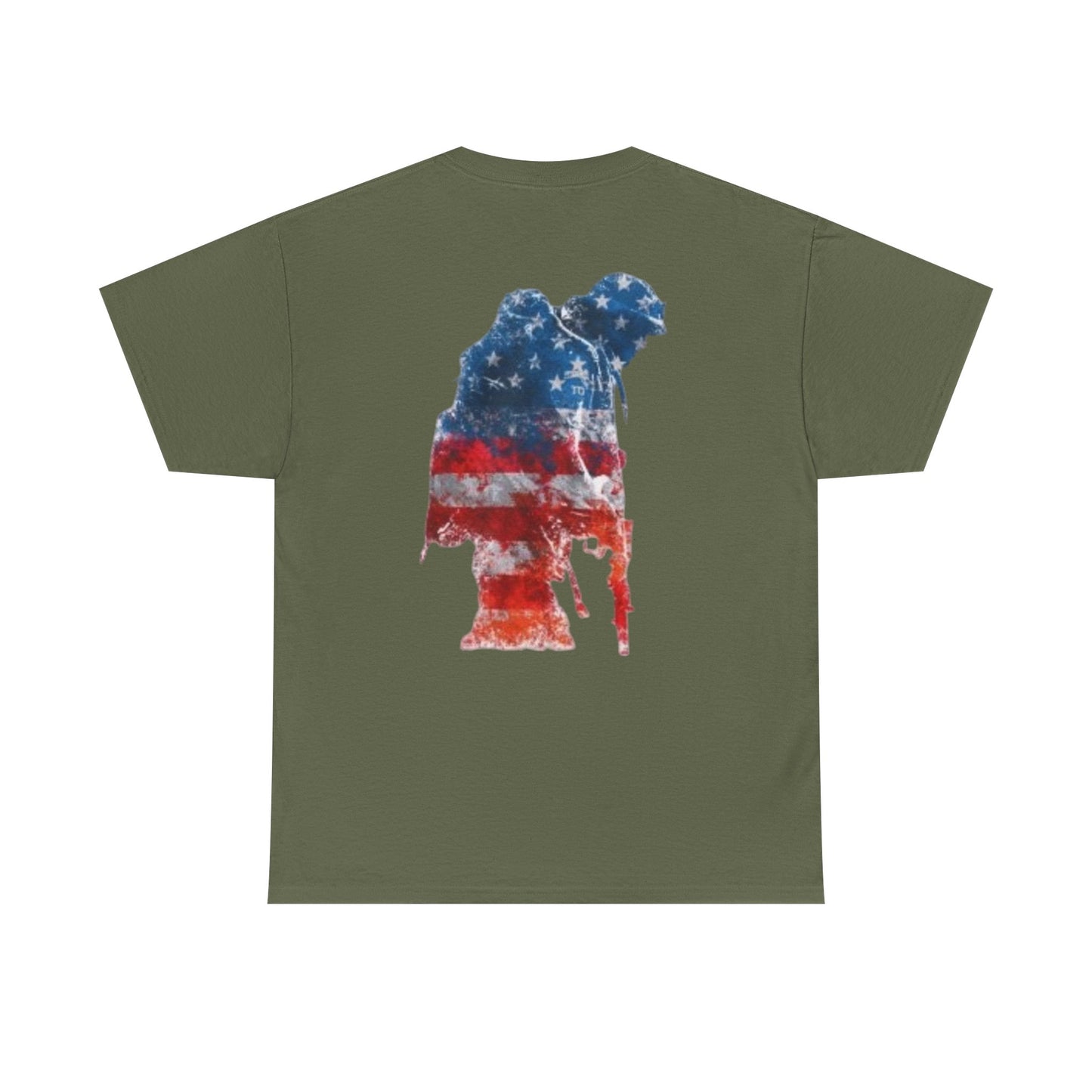American Veteran Soldier Flag Tâ€‘Shirt -