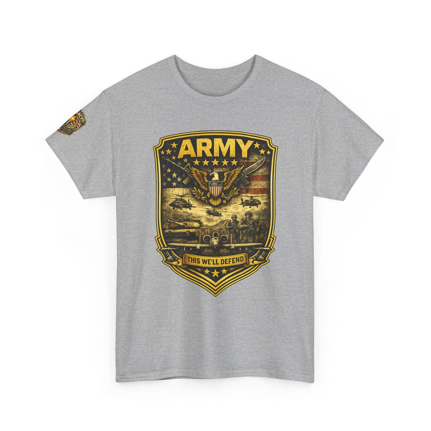 Army Shield Graphic Tee w/ Legacy 5 Brand Crest