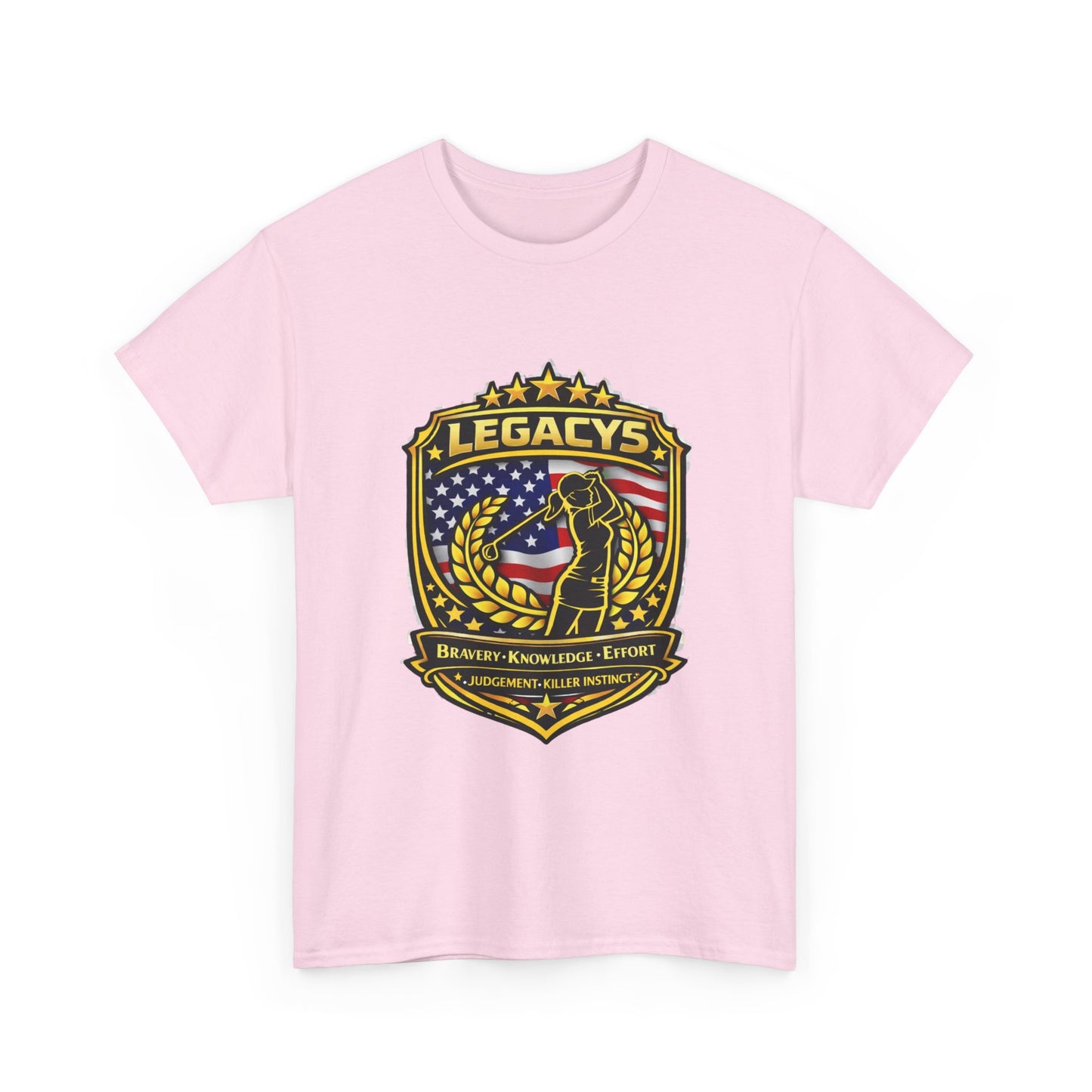 Golf- Female Silhouette -Legacy Shield T-Shirt