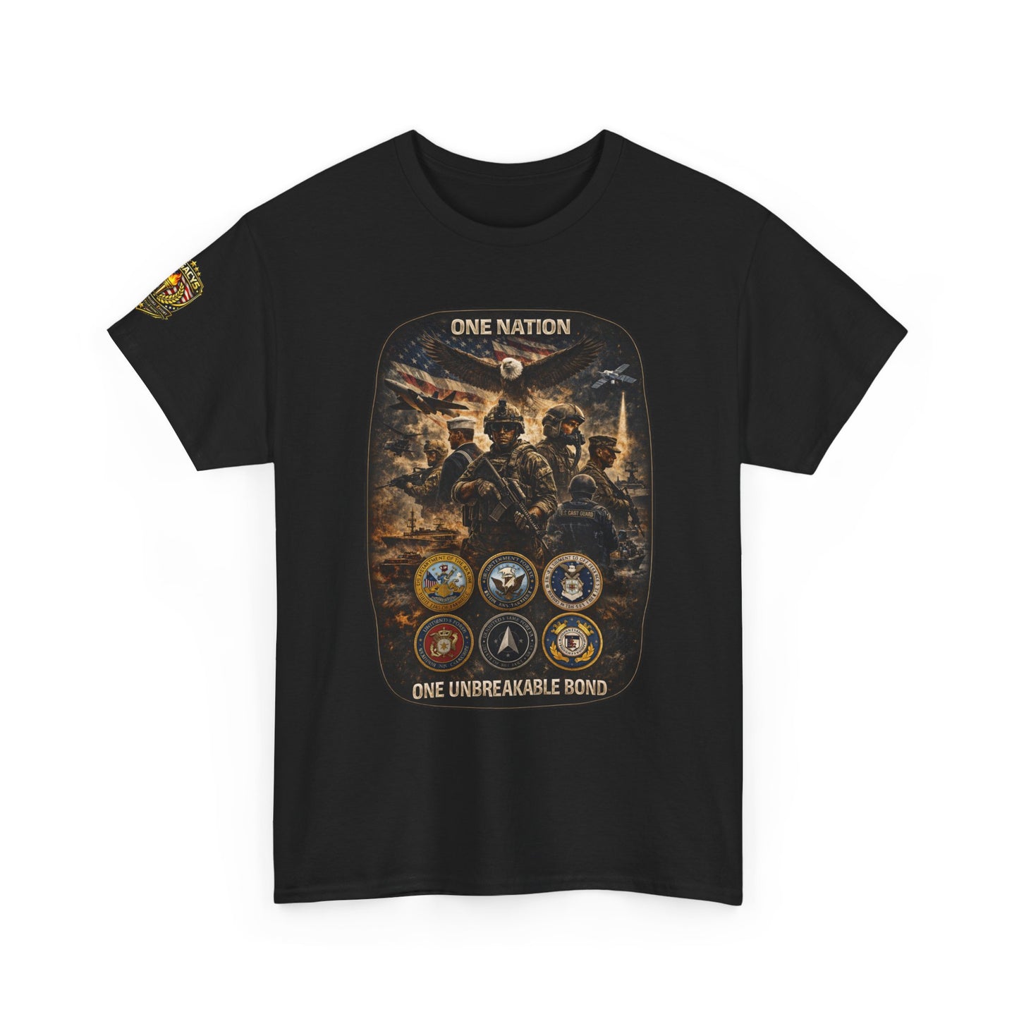 Military "One Nation, One Unbreakable Bond" T-shirt