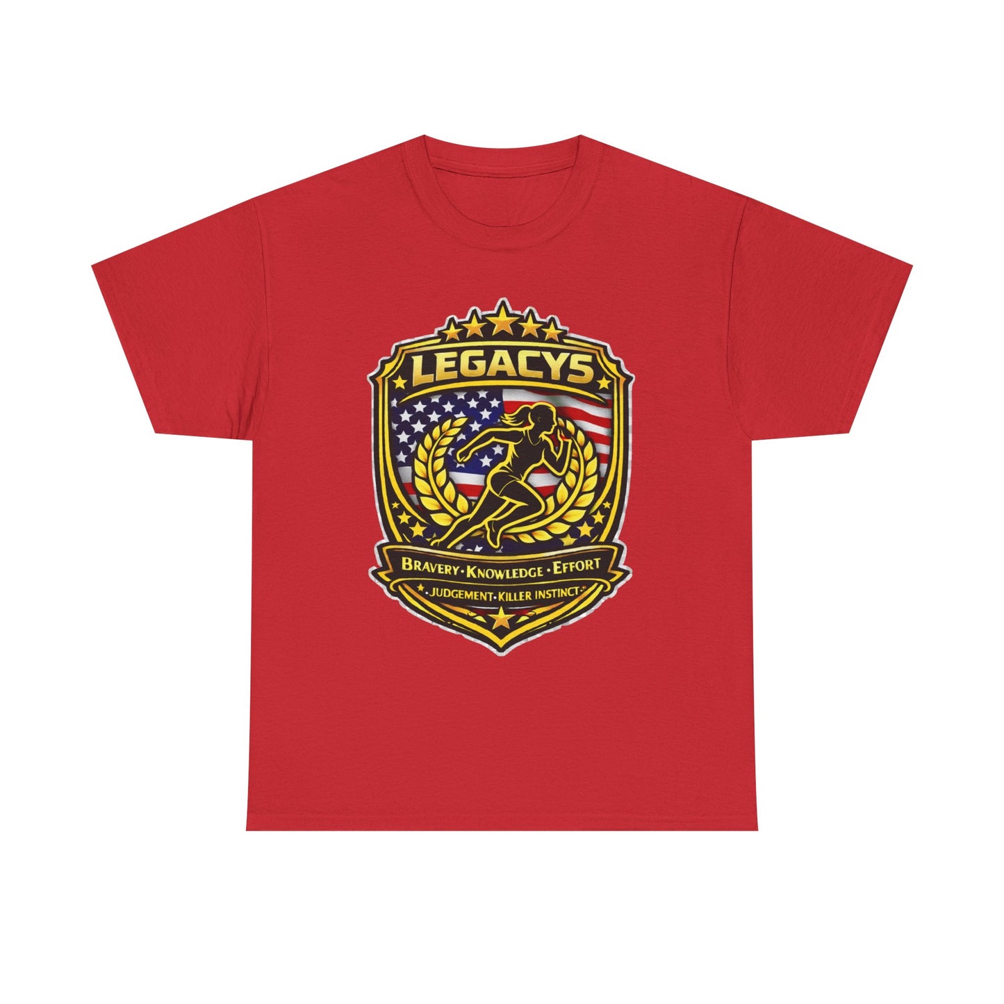 Cross Country/ Track - Female Silhouette Legacy Shield T-Shirt