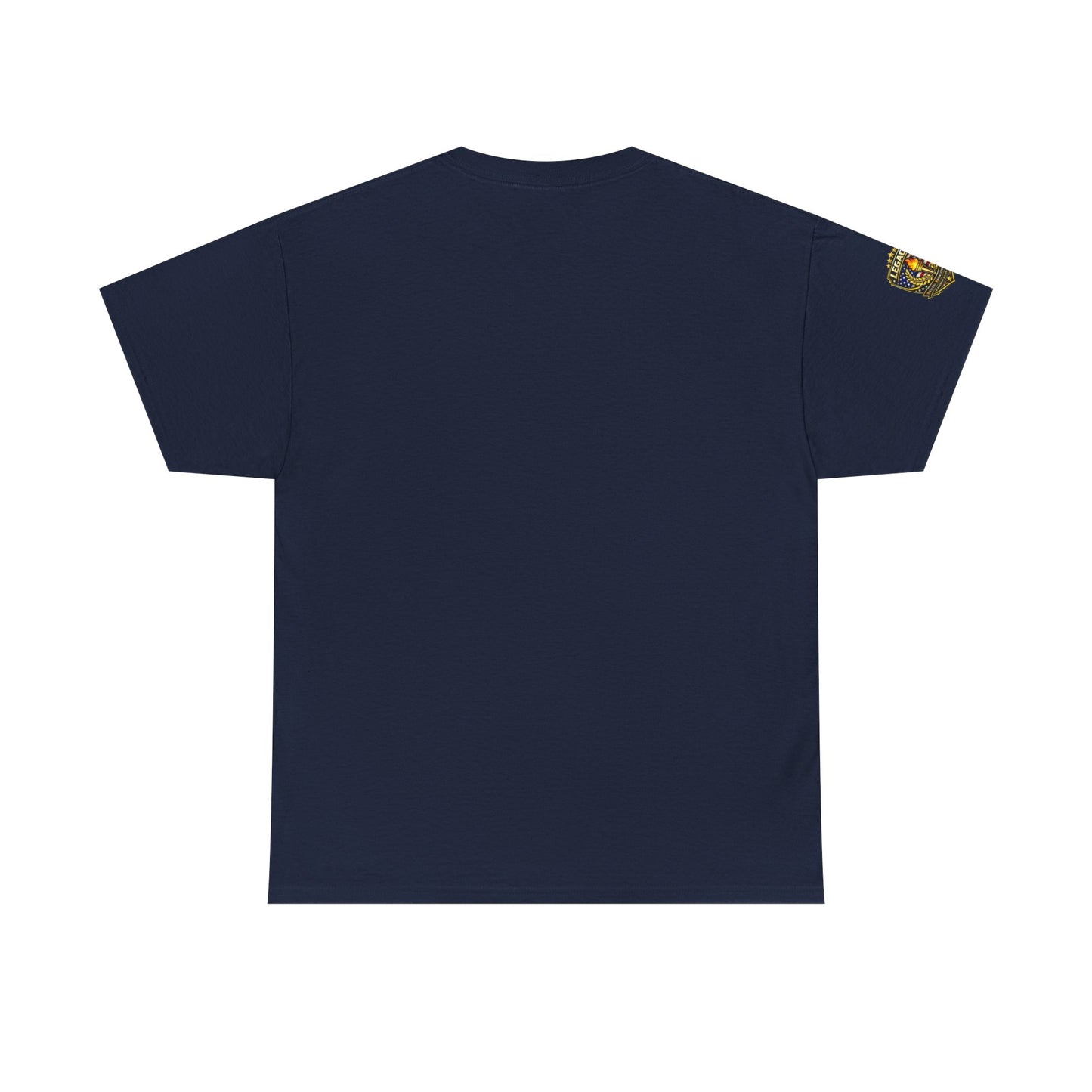 Navy  T-Shirt - "Ready to Learn, Ready to Fight" Military w/ Legacy 5 Brand Crest