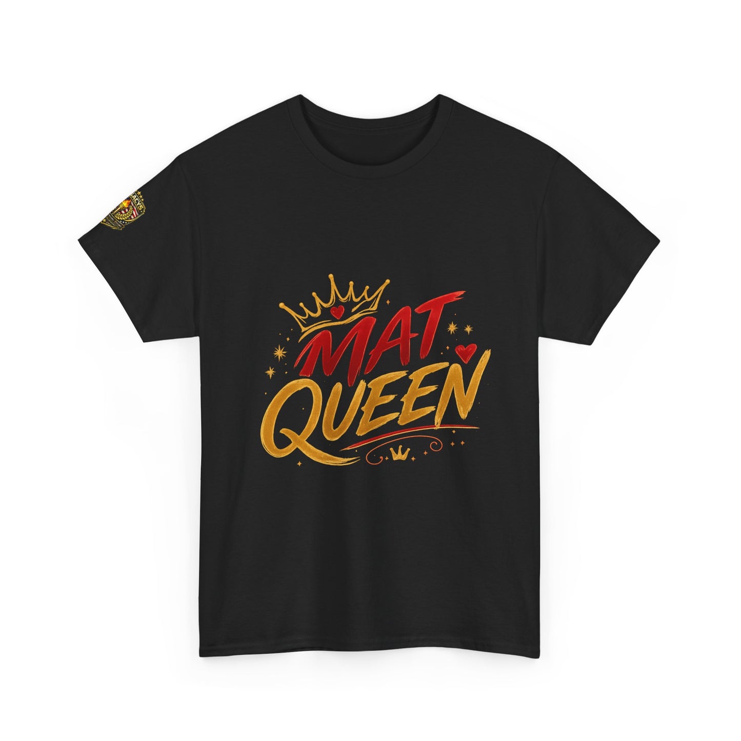 Mat Queen T-Shirt — Crowned Mat Champion Tee
