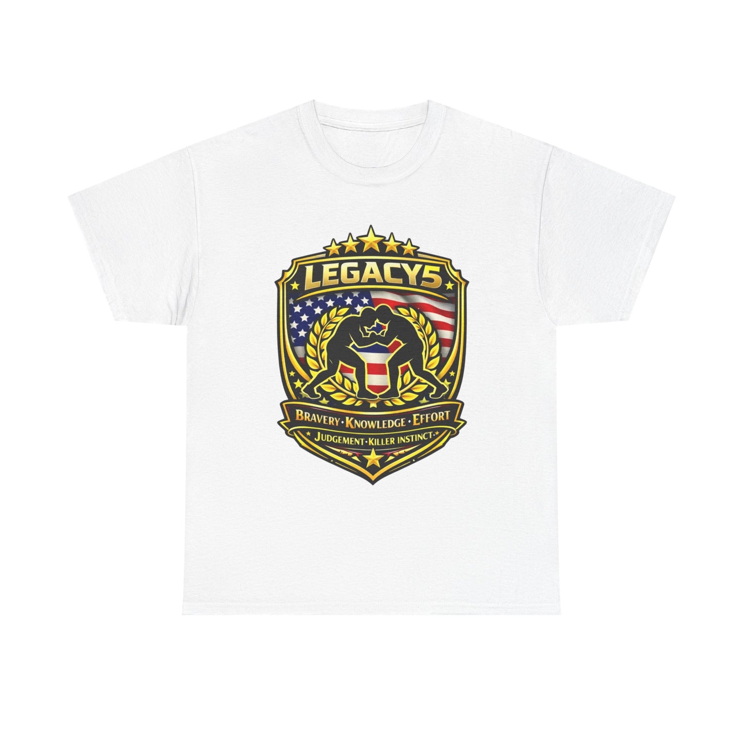 Wrestling - Male Silhouette -Legacy Shield