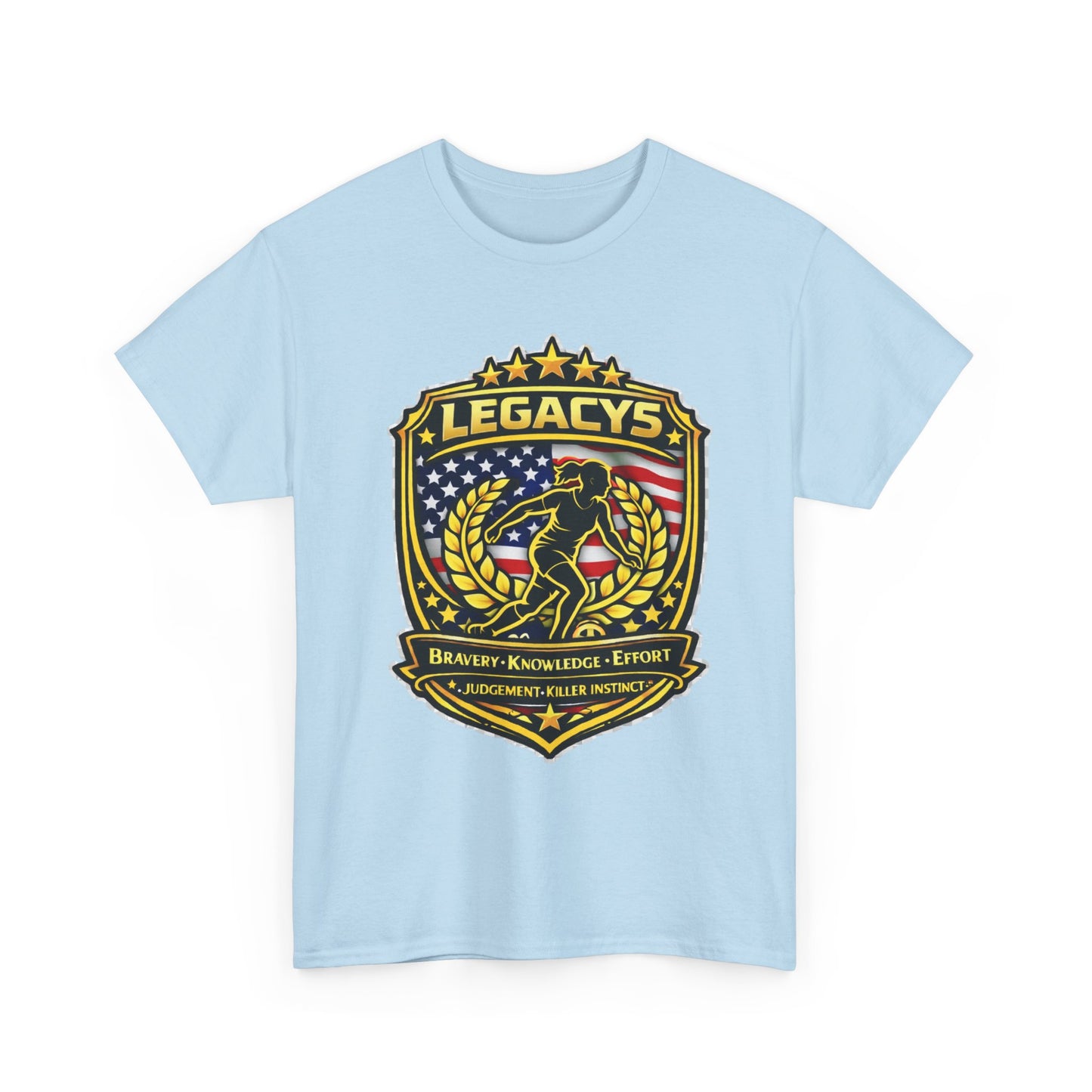 Soccer - Female Silhouette Legacy Shield T-Shirt