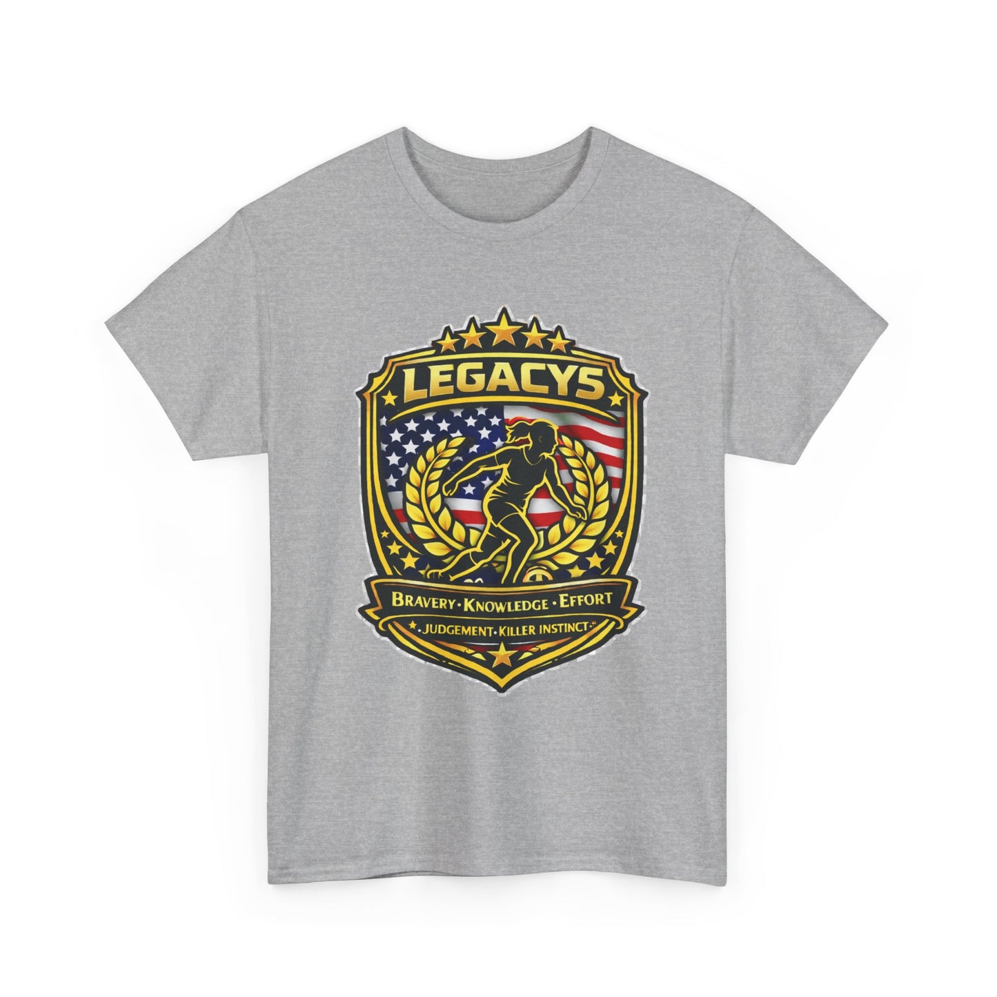 Soccer - Female Silhouette Legacy Shield T-Shirt