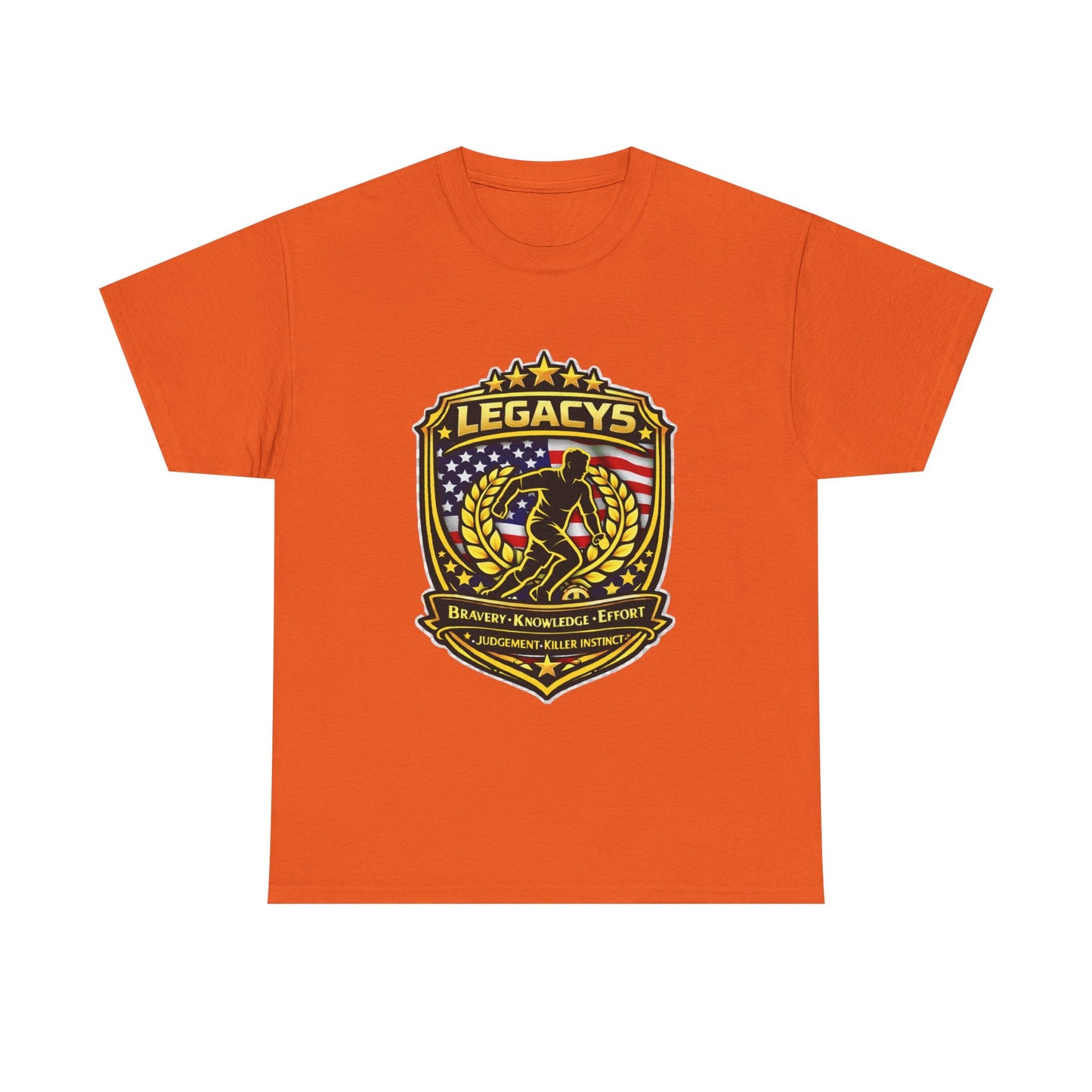 Soccer - Male Silhouette Legacy Shield T-Shirt