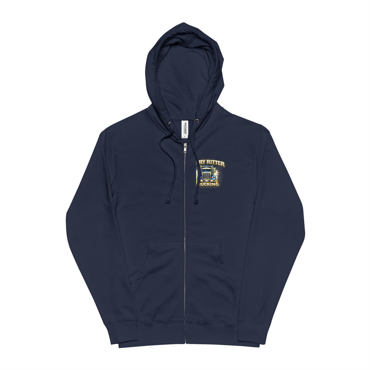 Unisex Fleece Zip Up Hoodie