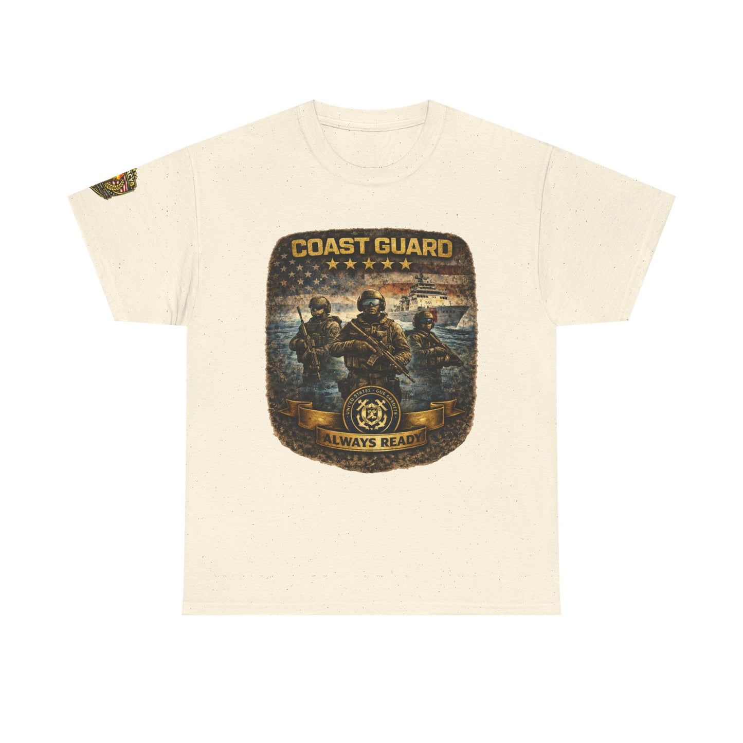 Coast Guard "Always Ready" â€” Military Tribute Tee w/ Legacy 5 Brand Crest