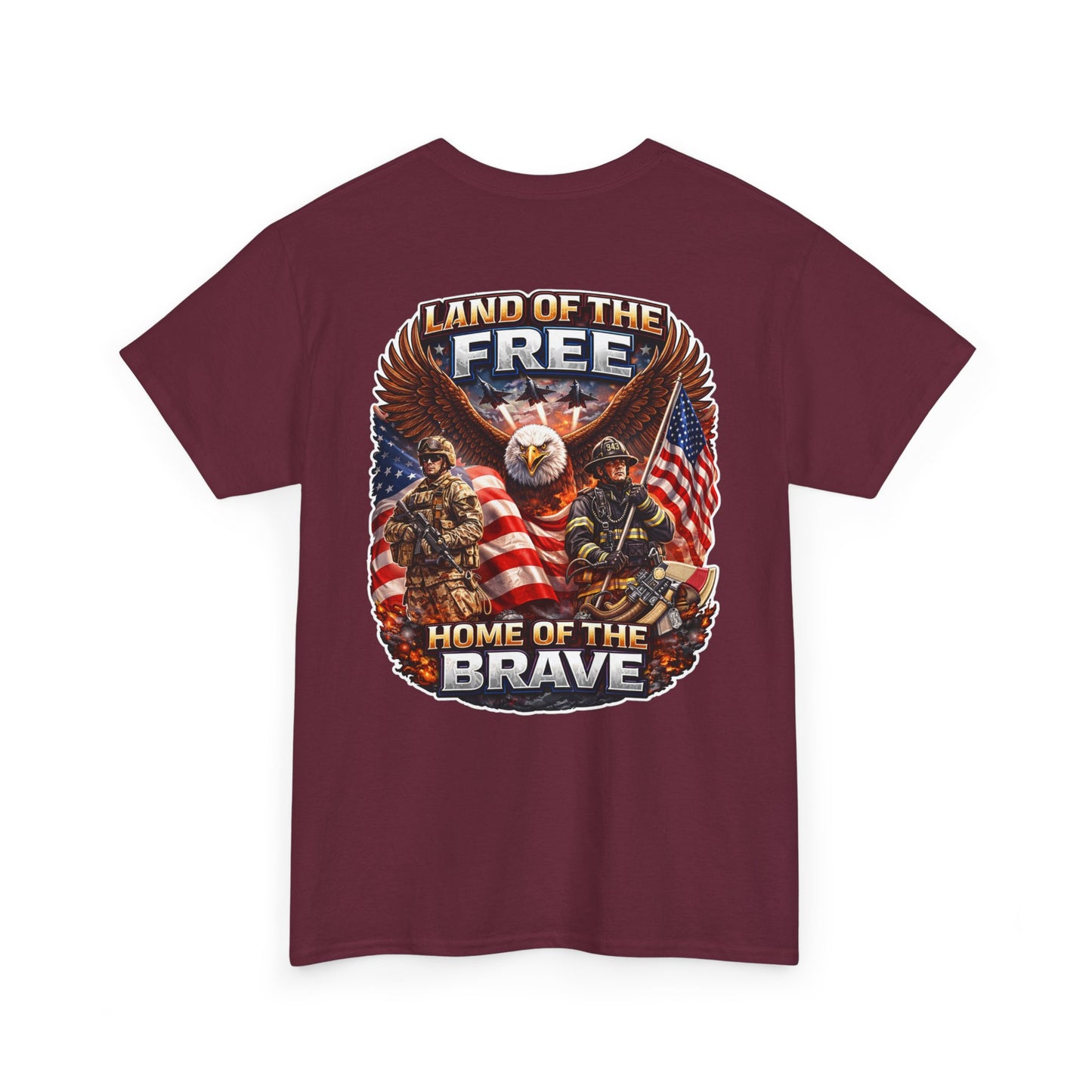 Land of the Free, Home of the Brave Eagle T-Shirt