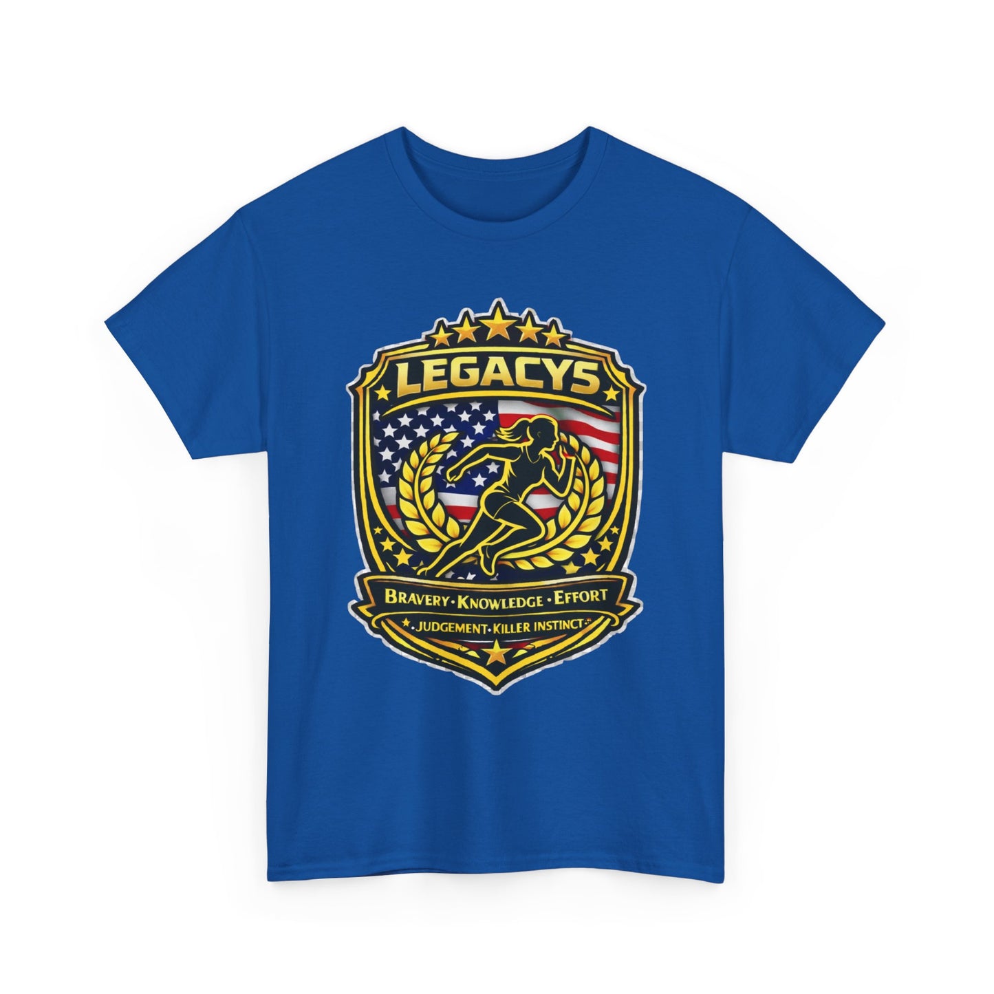 Cross Country/ Track - Female Silhouette Legacy Shield T-Shirt