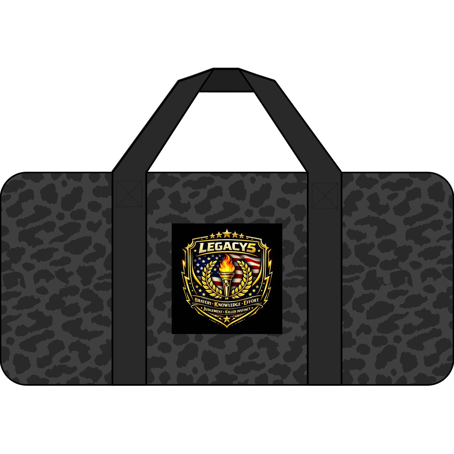 Legacy Shield Tripper Duffel Bag â€” Military-Inspired Travel Gear