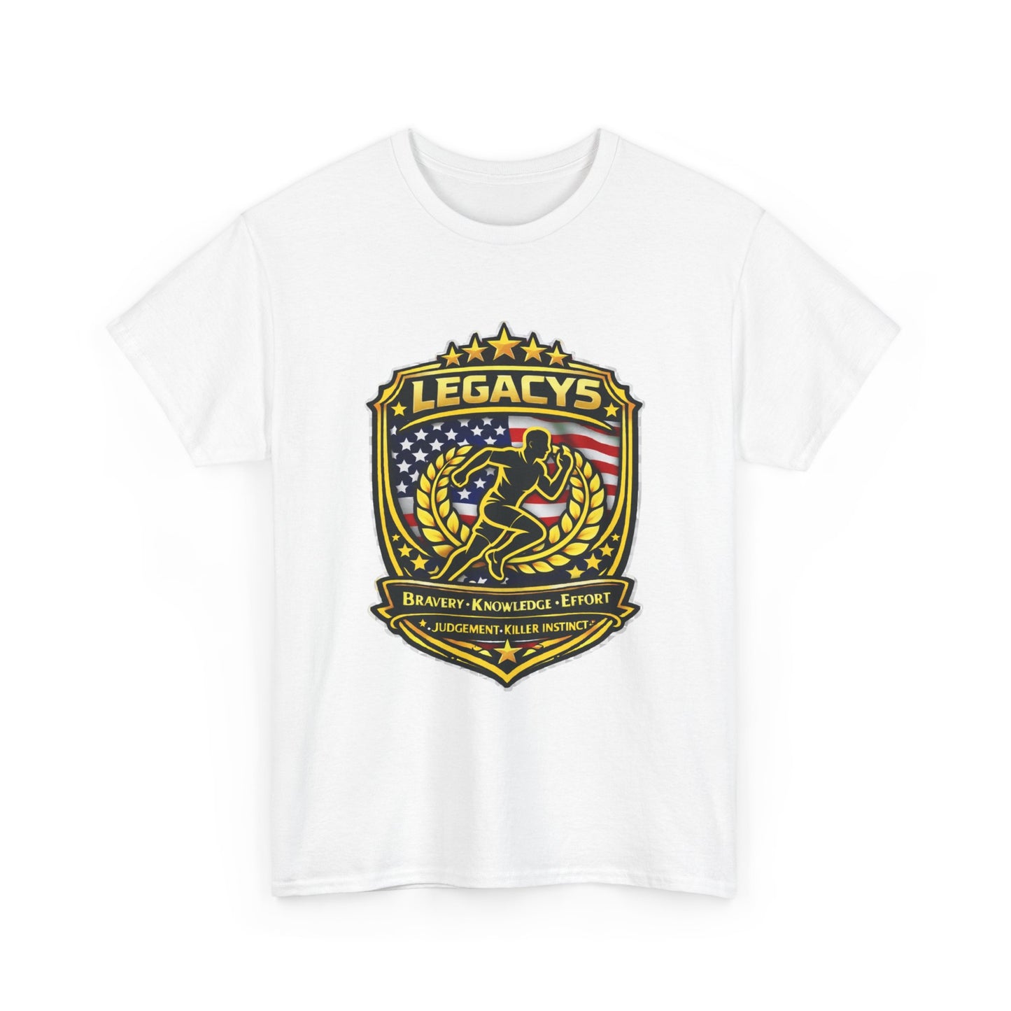 Cross Country / Track - Male Silhouette Legacy Shield T-Shirt
