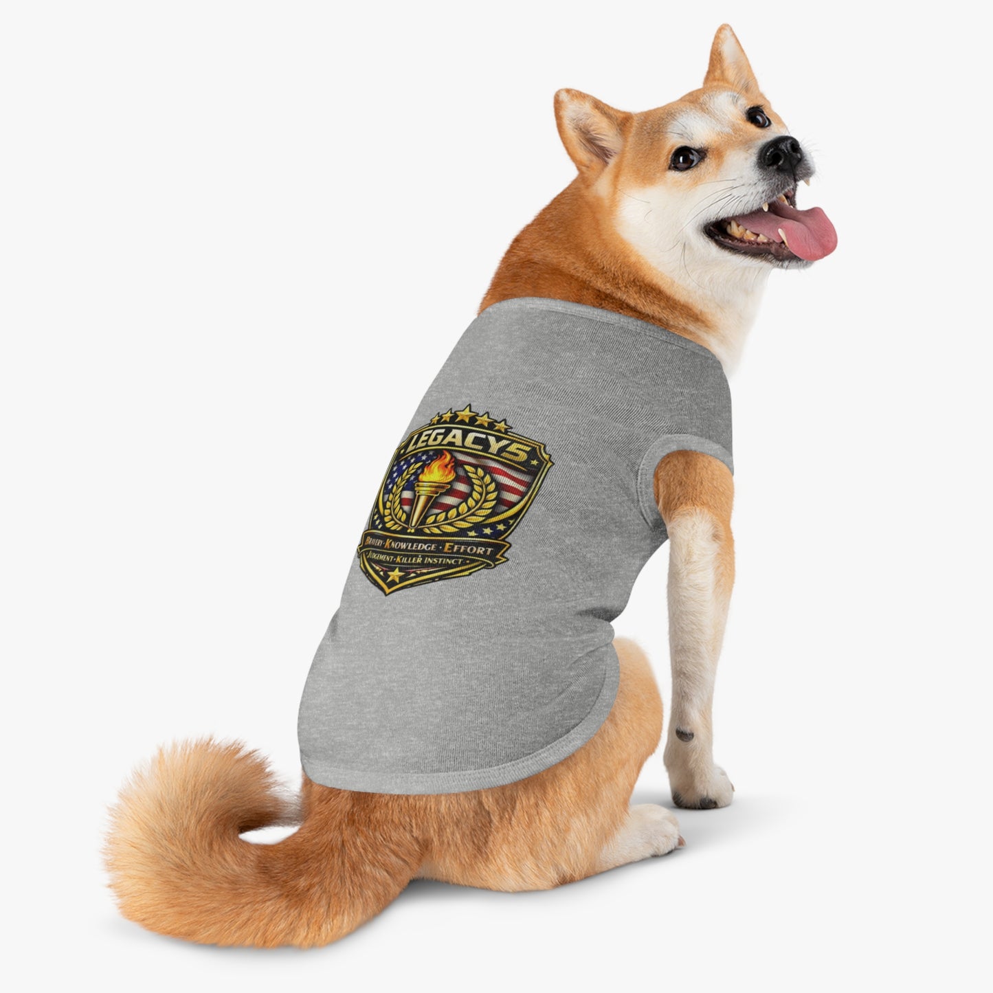 Legacy 5 Brand Crest Pet Tank Top