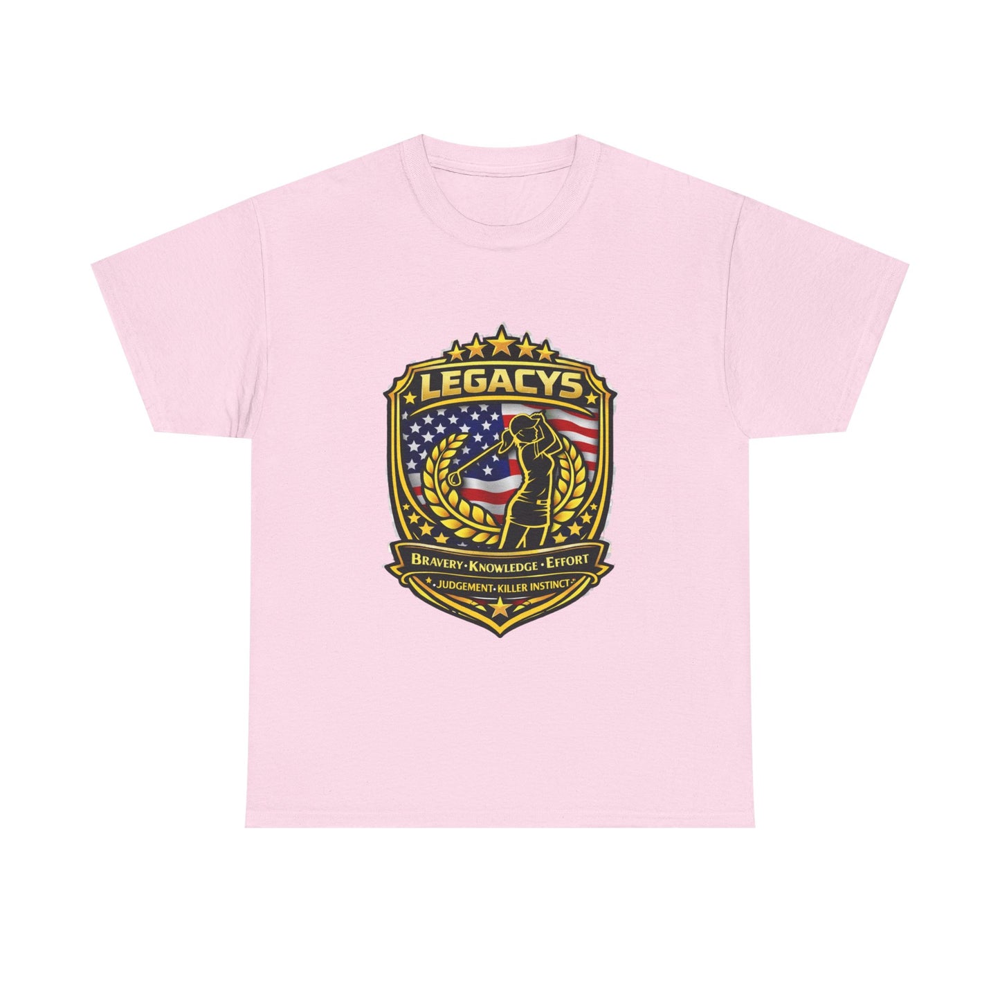 Golf- Female Silhouette -Legacy Shield T-Shirt