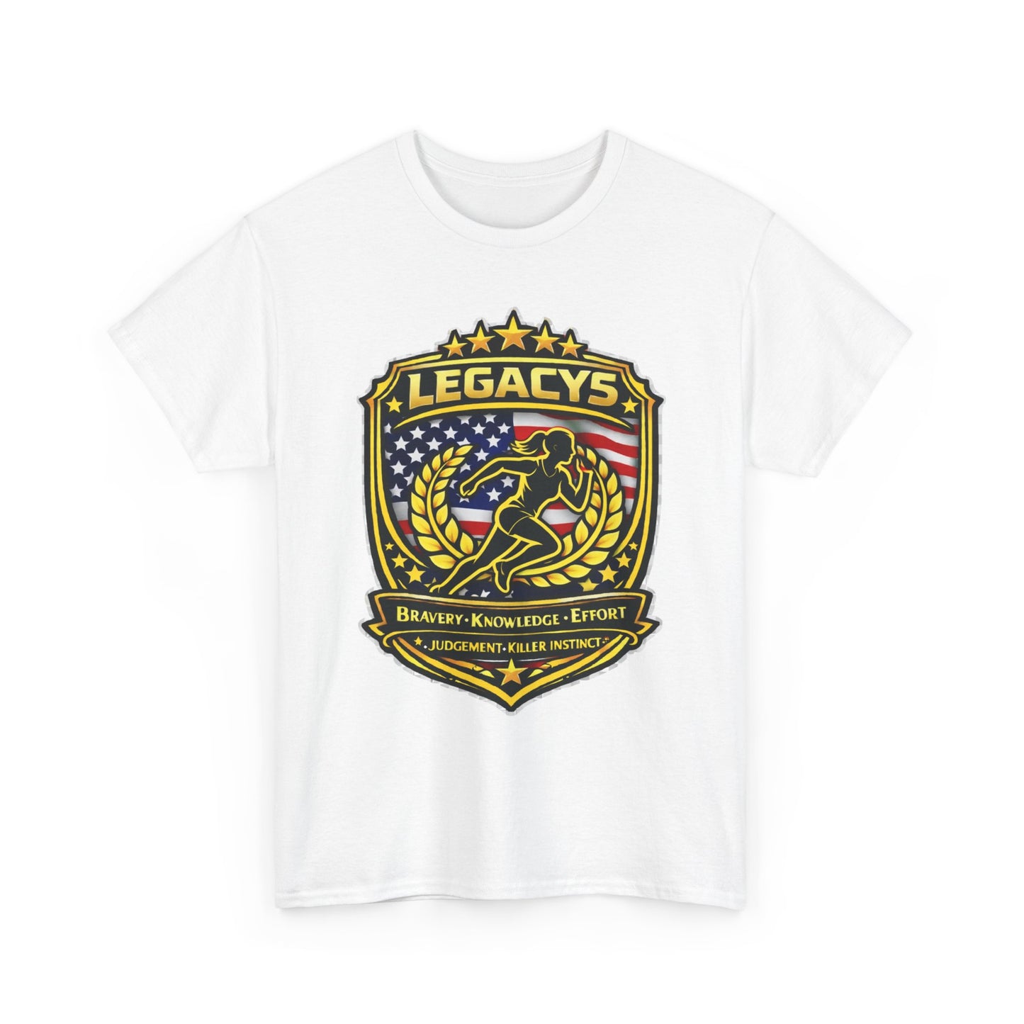 Cross Country/ Track - Female Silhouette Legacy Shield T-Shirt