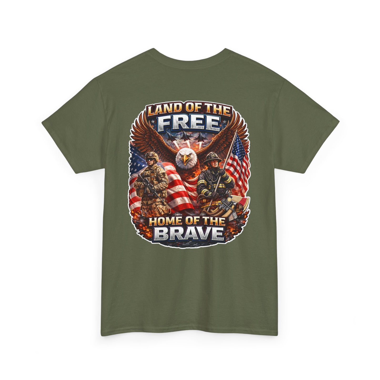 Land of the Free, Home of the Brave Eagle T-Shirt