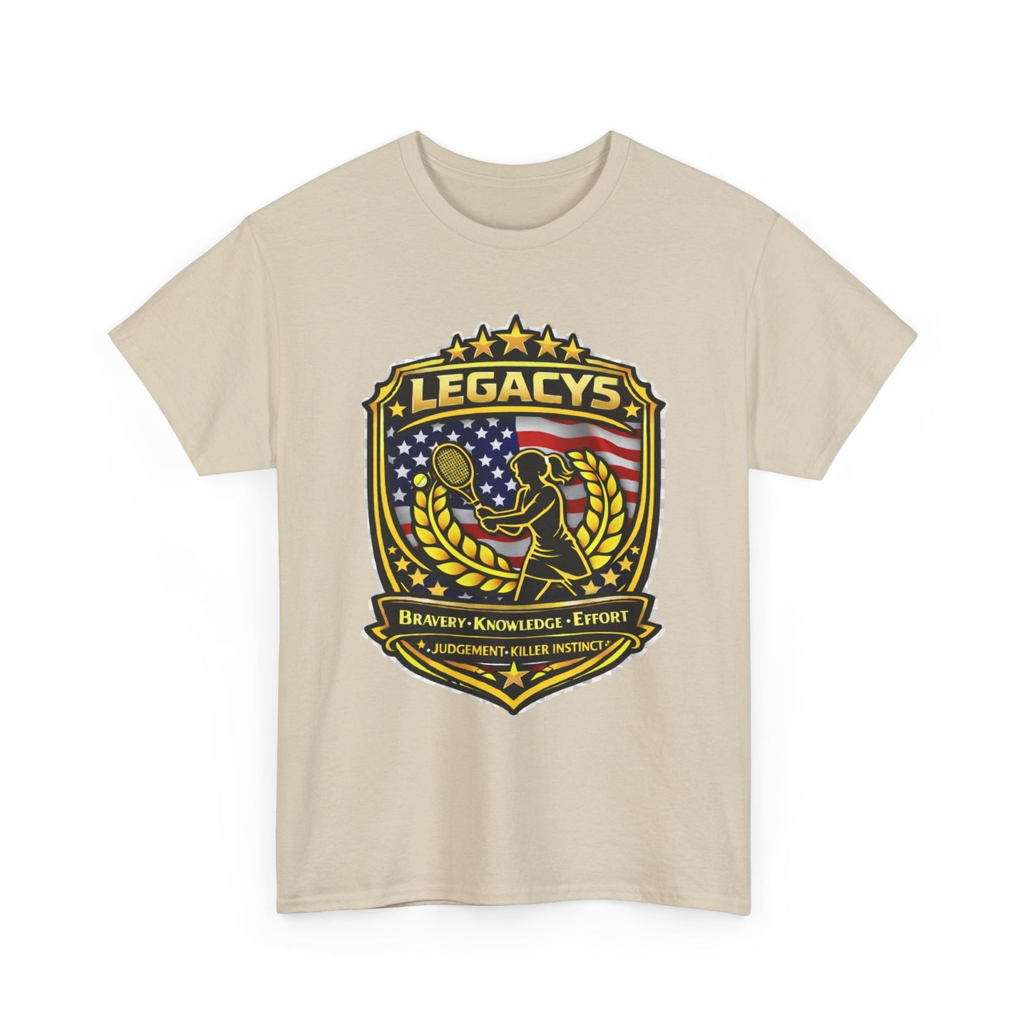 Legacy 5 Shield T-Shirt - Tennis - Female Silhouette