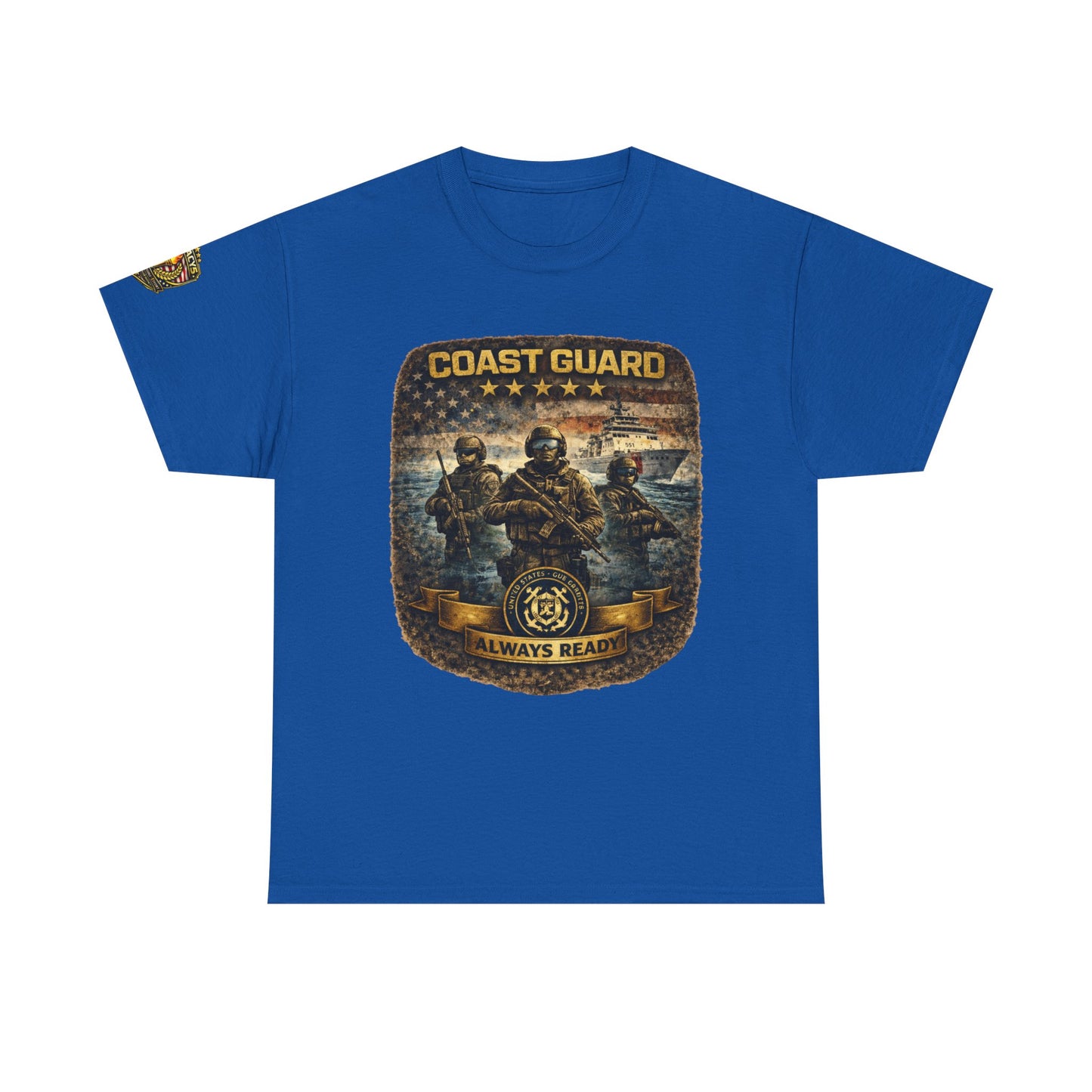 Coast Guard "Always Ready" â€” Military Tribute Tee w/ Legacy 5 Brand Crest