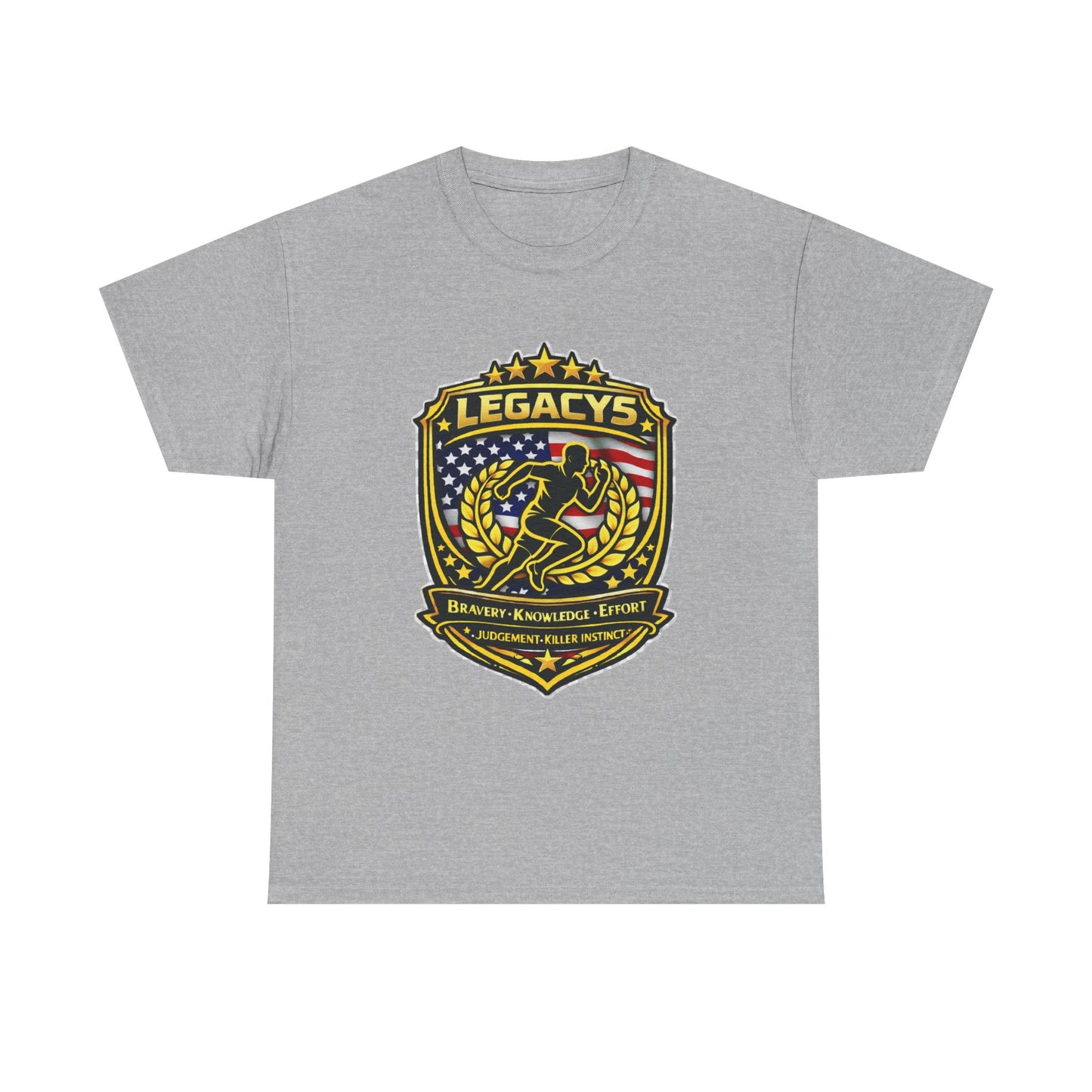 Cross Country / Track - Male Silhouette Legacy Shield T-Shirt
