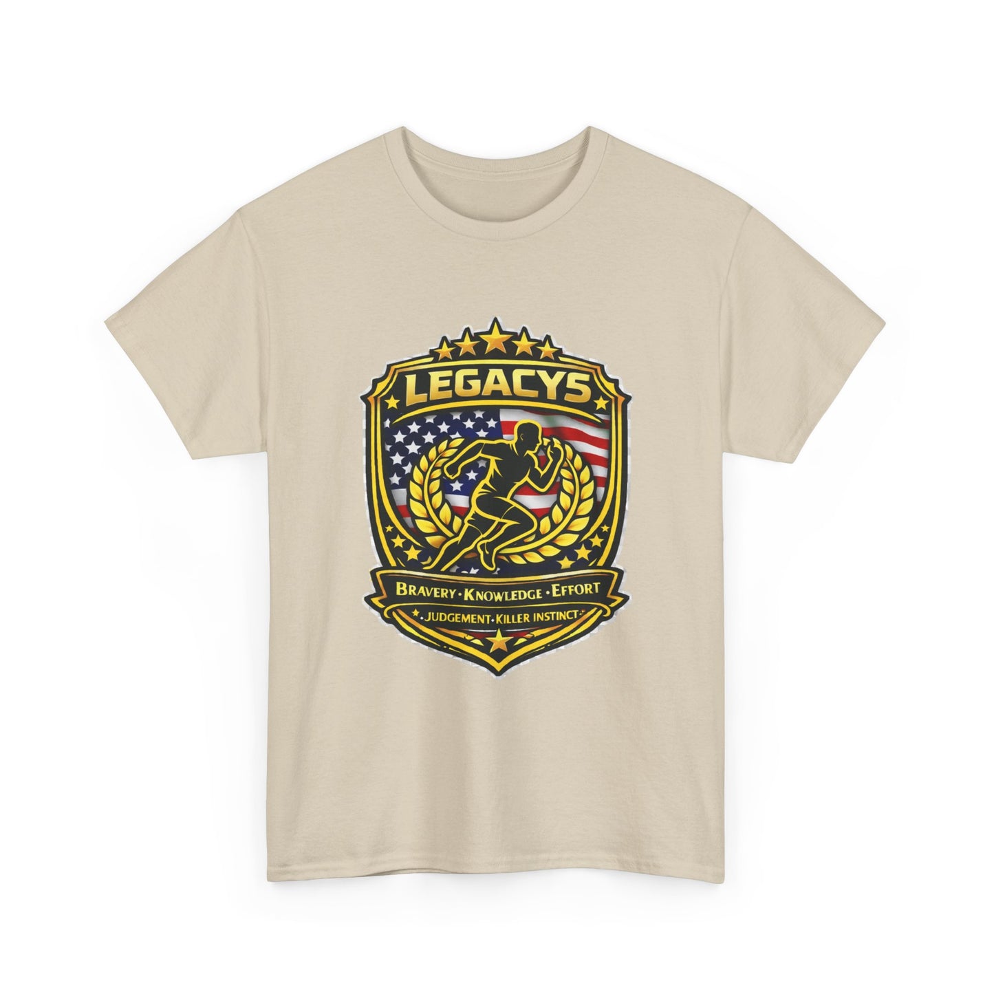 Cross Country / Track - Male Silhouette Legacy Shield T-Shirt