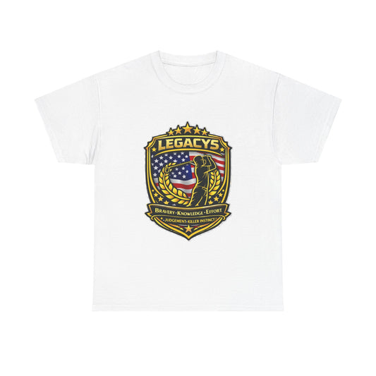 Golf - Male Silhouette Legacy Shield T-Shirt