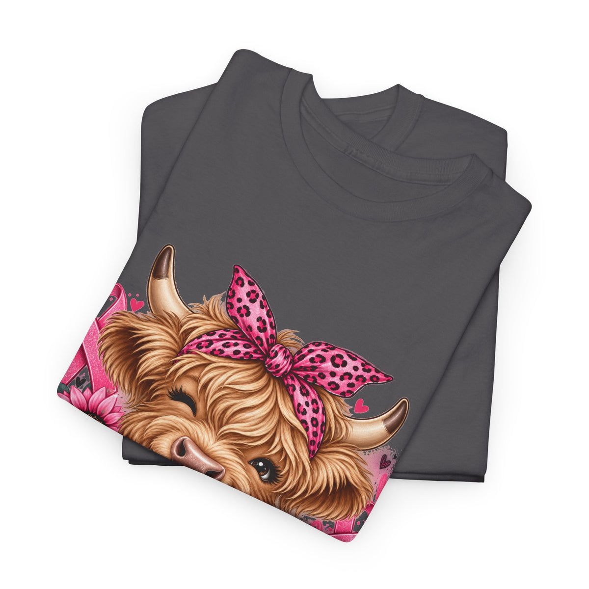 Save the Udders Cow T-Shirt — Breast Cancer Awareness Pink Ribbon Tee