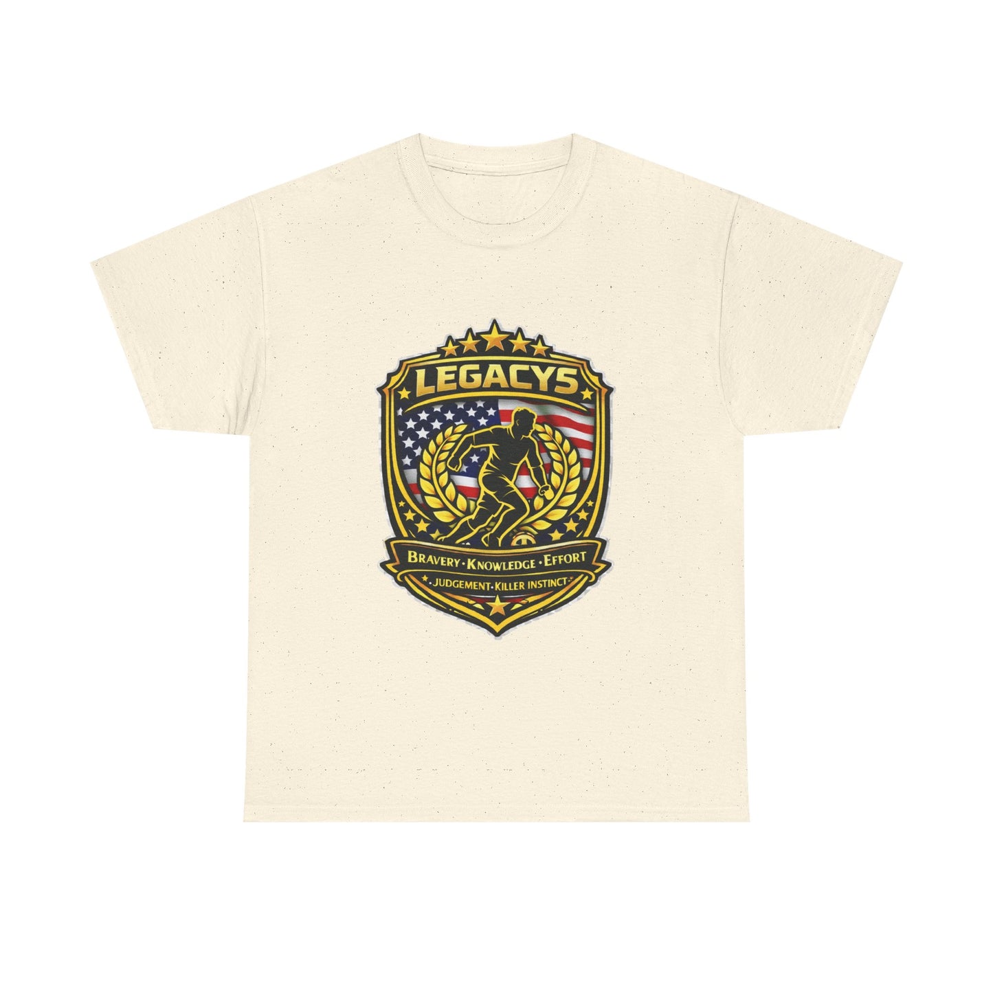Soccer - Male Silhouette Legacy Shield T-Shirt