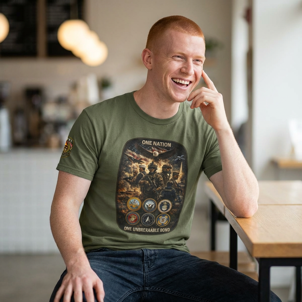 Military "One Nation, One Unbreakable Bond" T-shirt