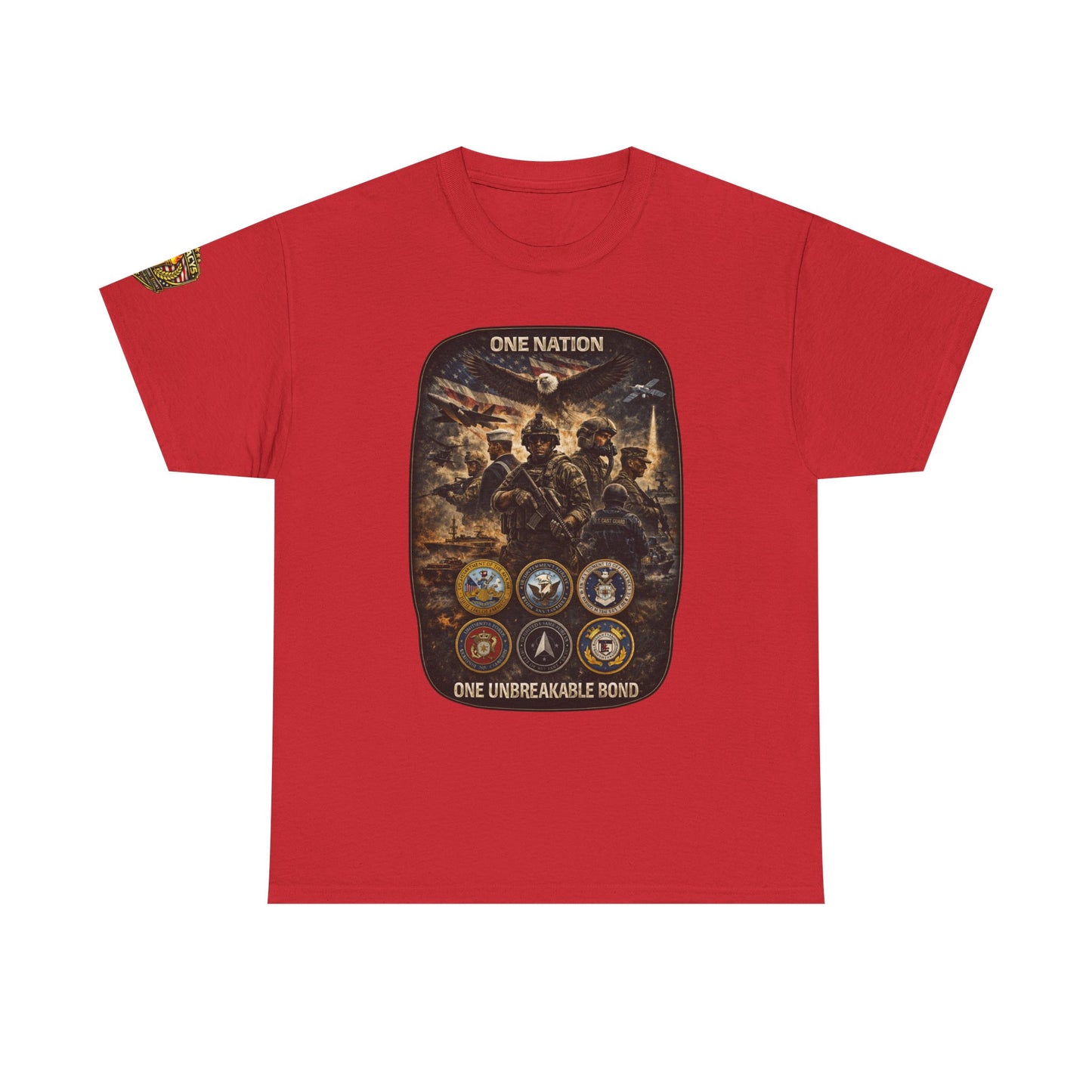 Military "One Nation, One Unbreakable Bond" T-shirt