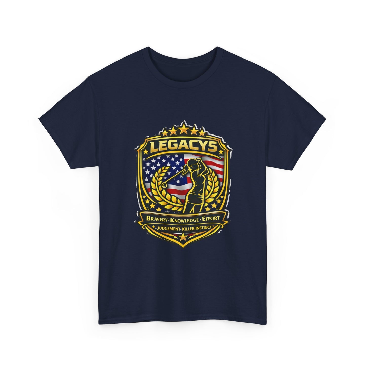 Golf- Female Silhouette -Legacy Shield T-Shirt