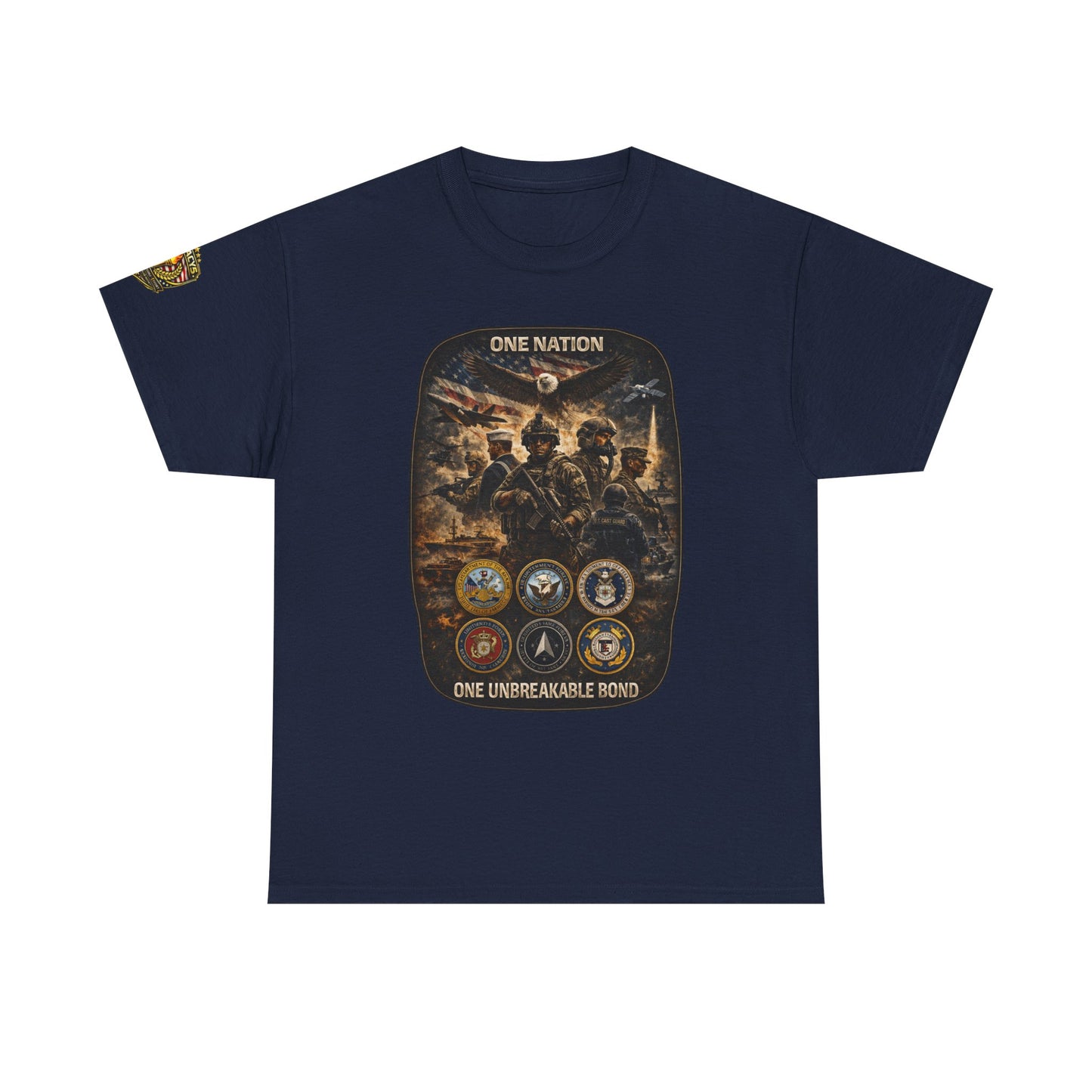 Military "One Nation, One Unbreakable Bond" T-shirt