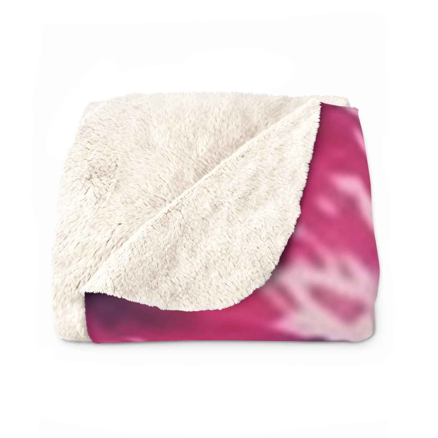 Tie-Dye Spiral Sherpa Blanket — Colorful Cozy Fleece Throw