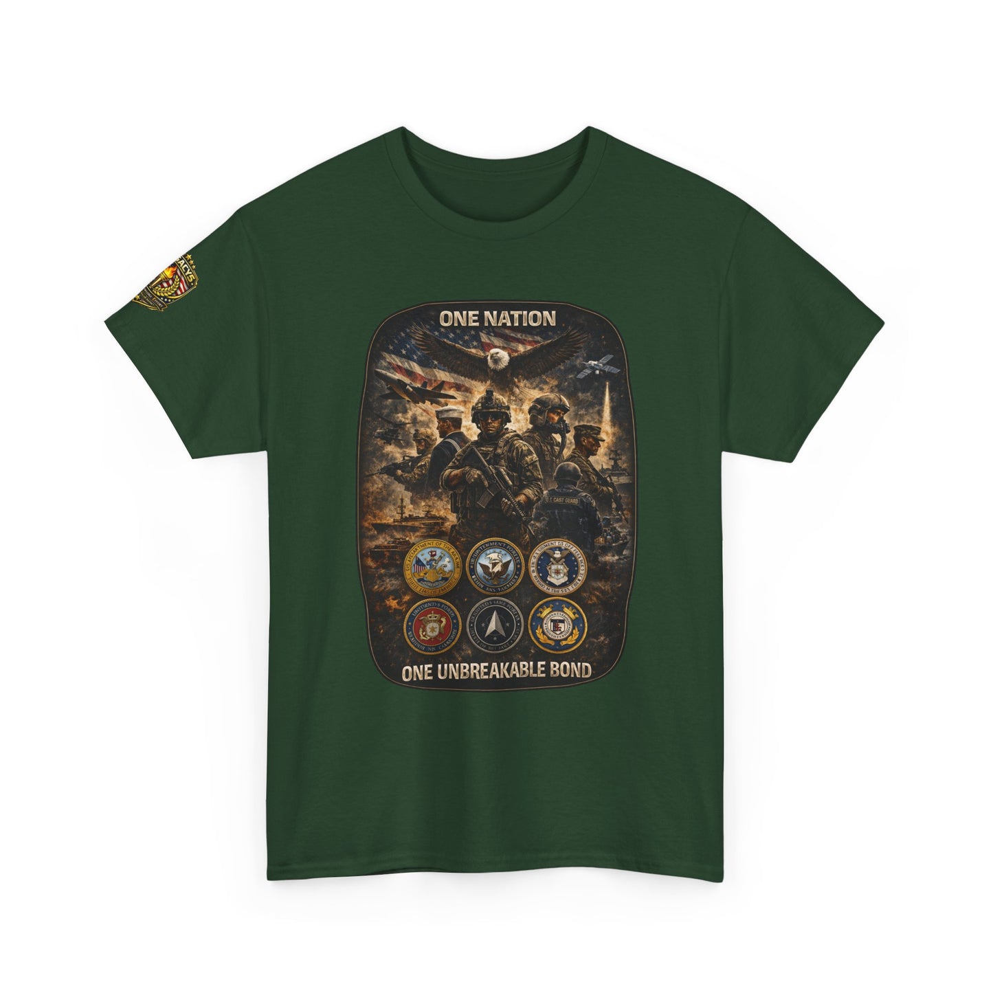 Military "One Nation, One Unbreakable Bond" T-shirt