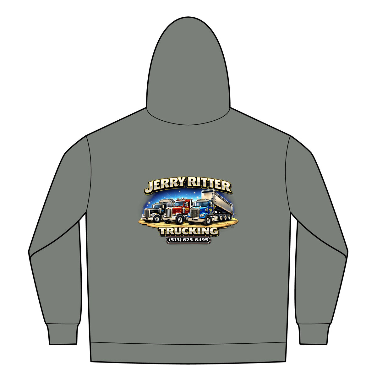 Heavyweight Sherpa-Lined Hooded Fleece Jacket