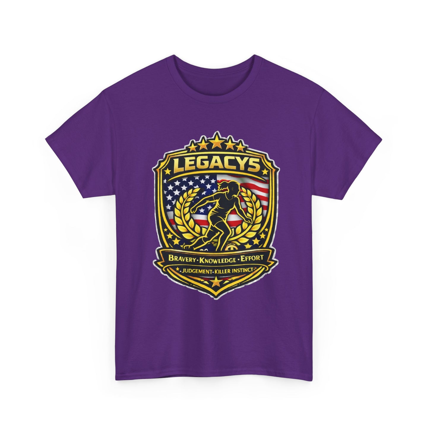 Soccer - Female Silhouette Legacy Shield T-Shirt