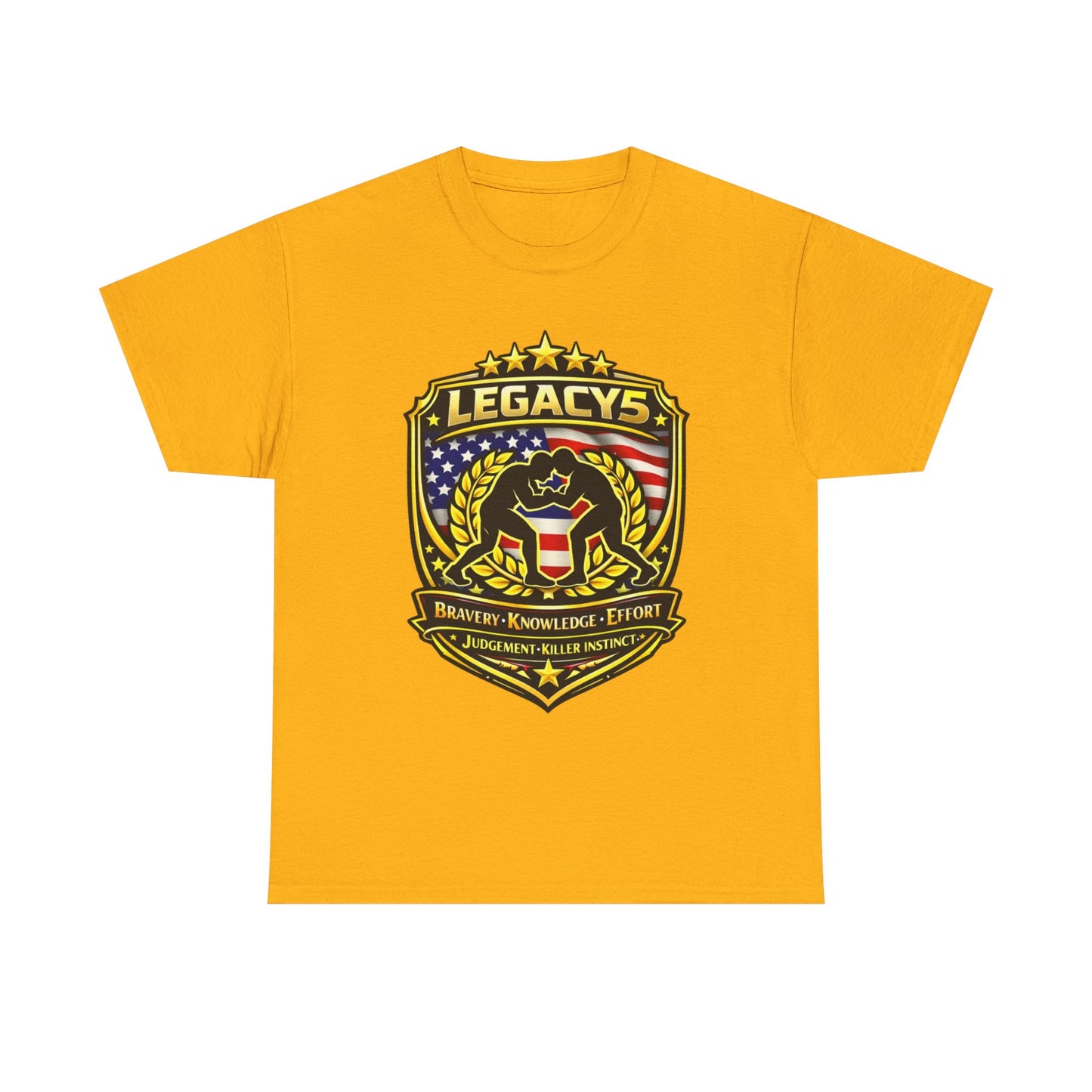 Wrestling - Male Silhouette -Legacy Shield