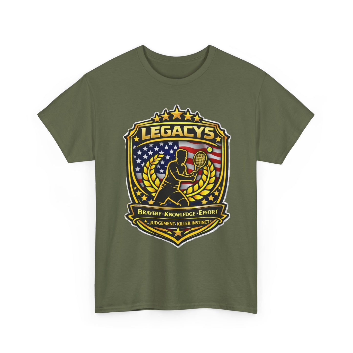 Tennis - Male Silhouette Legacy Shield
