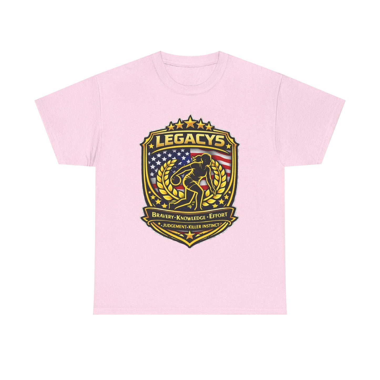 Bowling- Female Sihouette Legacy Shield T-Shirt
