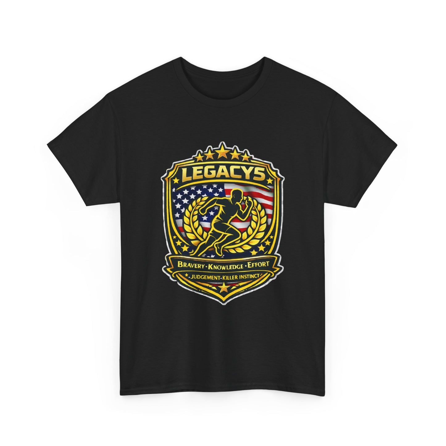 Cross Country / Track - Male Silhouette Legacy Shield T-Shirt