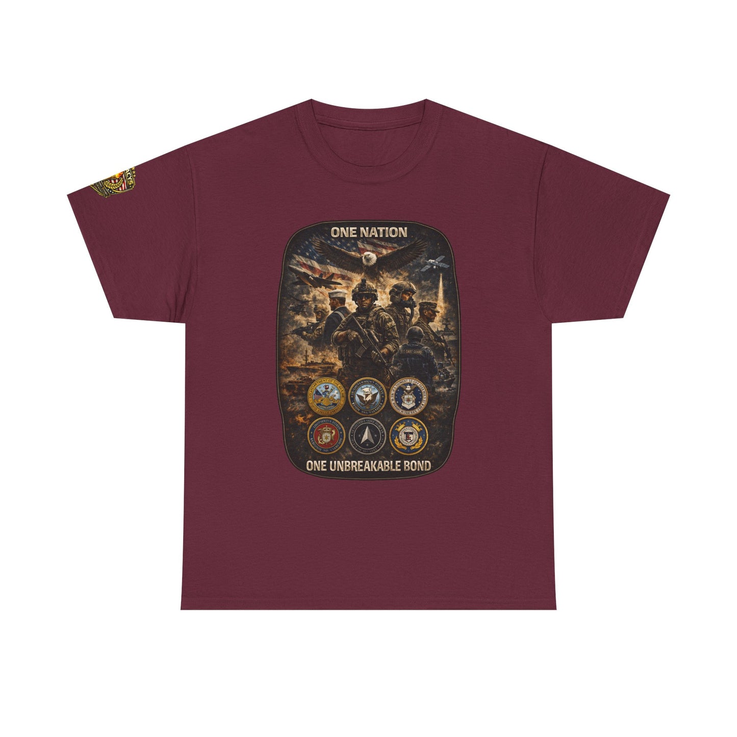 Military "One Nation, One Unbreakable Bond" T-shirt