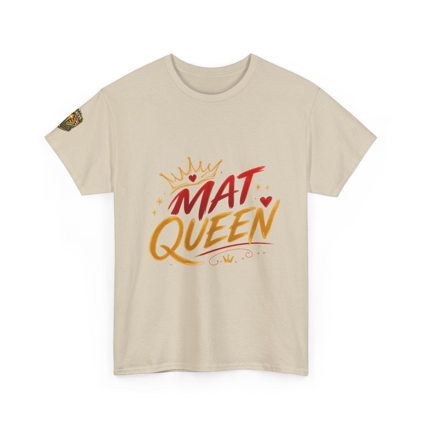Mat Queen T-Shirt — Crowned Mat Champion Tee