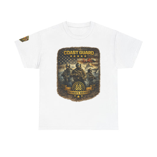 Coast Guard Helicopter 'Always Ready' Graphic Tee w/ Legacy 5 Brand Crest
